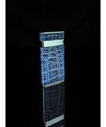 Brizard and Co Sottle Lighter Indigo Croco Pattern NIB - $195.00