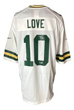 Jordan Love Signé Vert Bay Packers Blanc Nike Jeu Réplique Jersey Bas ITP - £379.05 GBP