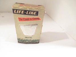 HO TRAINS- VINTAGE - LIFE-LIKE BOX OF GRAVEL- APPROX 14 OZ - NEW - B1 - $70.49 MXN