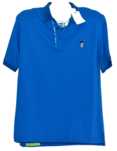 Robert Graham Blue Logo  Men&#39;s Polo Shirt Cotton Size XL - $83.81