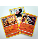  Pokémon 3-pack  TRADING CARDS Simisear 514 Bewear 760 Lampent 608 STAGE 1 - £2.72 GBP
