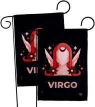 Virgo Garden Flags Pack Zodiac 13 X18.5 Double-Sided House Banner - $28.97