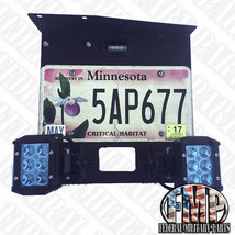 Premium Humvee Rear License Plate Mount Frame + 3 Light - Reverse-
show ... - £103.87 GBP