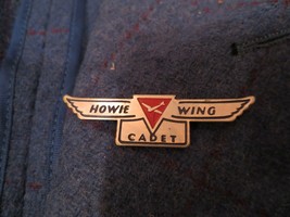 VINTAGE ANTIQUE HOWIE WING CADET PIN - AVIATION, AIRPLANES, FLIGHT - $14.84