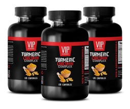 Anti Inflammatory Pill Turmeric Curcumin Complex 3B Antioxidant Booster Powder - £33.81 GBP