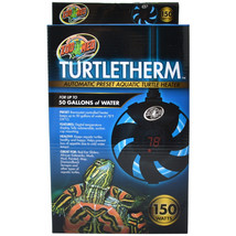 Zoo Med Turtletherm Automatic Preset Aquatic Turtle Heater 150 watt Zoo Med Turt - £40.91 GBP