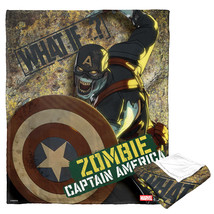 Marvel&#39;s What if…? Silk Touch Throw Blanket, 50&quot; x 60&quot;, Captain Undead(D0102H21Q - £48.80 GBP