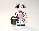 Cow Animal suit Girl cartoon Custom Minifigure - $4.30