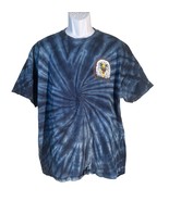 Cobra Kai T-Shirt Men Tag Medium Measures XL Blue Tie Dye Eagle Fang Karate - $144.42 MXN