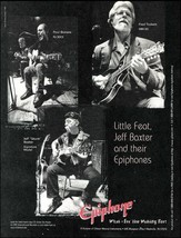 1998 Epiphone Guitar ad Little Feat Paul Barrere Jeff Skunk Baxter Fred Tackett - £3.57 GBP