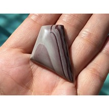 Purple Polychrome Jasper Freeform 38x26x7 mm Cabochon Gemstone - £25.80 GBP