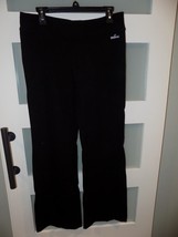 Spalding Black Bootleg Yoga Pants Size L Women&#39;s EUC - $25.55