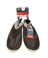 Speedo Surf Strider Water Shoes Womens S (5-6) Black Pink Low Top Round Toe - $13.99