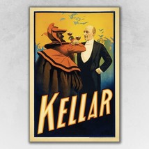 Kellar Drinks With The Devil Vintage Magic Unframed Print Wall Art - £50.29 GBP