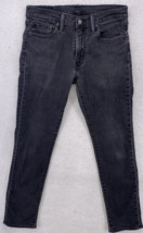 Levi’s 511 Jeans Men&#39;s Size 32x31 Black Pants Slim Leg Denim Flex Dark Wash - $16.82