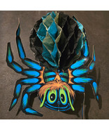 Vintage Beistle Halloween Spider Decoration – Honeycomb Accordion Tissue - $369.72 MXN