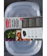 Rubbermaid Takealongs 4.7 Cup Rectangle Food Storage Containers Black Se... - $14.81 CAD