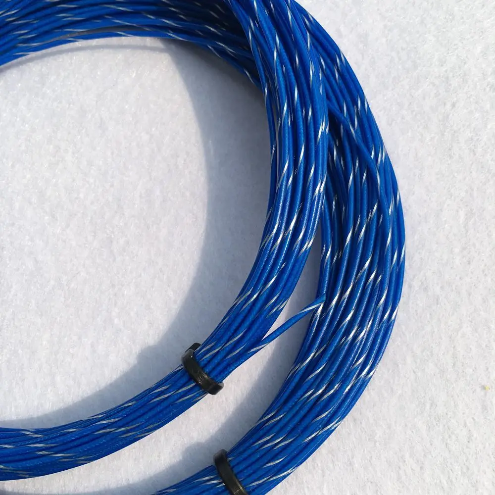 Sporting  1 pc soft feeling bright blue tennis racket string 1.m high elasticity - £18.48 GBP