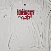 Brandon Burlsworth Football camps tshirt M arkansas razorback white size Medium  - £8.57 GBP