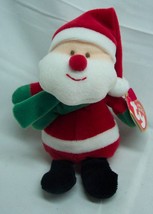 Ty Jingle Beanies Mini Kringles Santa Claus Ornament 5" Stuffed Animal New - $14.85