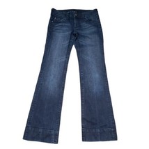 See Thru Soul Women&#39;s Size 30 Low-Rise Bootcut 5-Pocket Blue Denim Jeans - £14.08 GBP