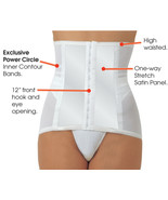 Rago 821 Waist Cincher/Waist Trainer White Sizes to 8X Extra Firm Control - £32.11 GBP+