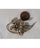 Vintage Binder Bros BB 925 Sterling Silver Flower Pin Brooch - $44.66 CAD