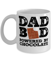 Dad Bod Powered By Chocolate Funny Mug Food Lovers Father Figure Gifts Idea  - £11.95 GBP