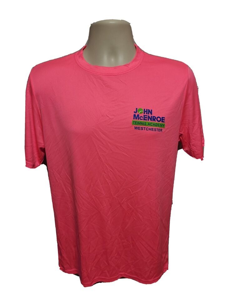 Primary image for John McEnroe Tennis Academy Westchester Womens Small Pink Jersey