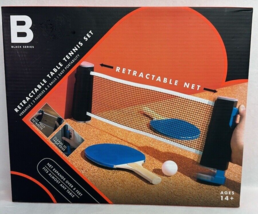 Black Series 7 Piece Retractable Table Tennis Ping Pong Set NEW IN BOX g... - £16.72 GBP