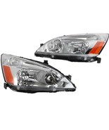 For 2003-2007 Honda Accord Pair LH RH Headlight Assemblies w Silver Hous... - €58,32 EUR