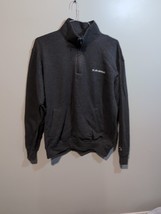 Champion Eco Fleece Mens Sweatshirt Large 1/4 Zip Gray Fleece I Am Second - $14.85
