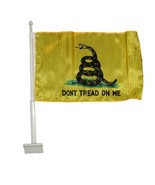 AES 12x18 Gadsden Yellow Don&#39;t Tread On Me Car Vehicle 12&quot;x18&quot; Flag - $82.72 MXN