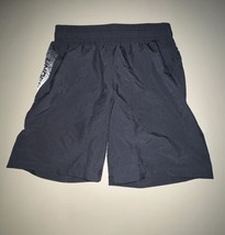 Under Armour Loose Boys Shorts YMD Black With 2 Pockets Logo On Leg - $17.82