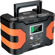 Flashfish Portable Power Station 200W Peak Solar Generator 166Wh Camping... - $109.99