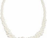 18&quot; Three Strand Twisted Cream Simulated Pearl Wedding Bridesmaid Necklace - $19.99
