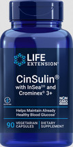 Cinsulin With Insea 2 And Crominex 3+ Blood Sugar Support 90 Caps Life Extension - £21.49 GBP