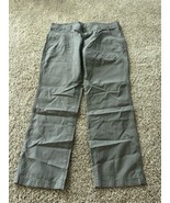LL bean Gray Standard Fit Pants Size 40W x 30L Mens Pockets Outdoor Hiking - $25.54 CAD