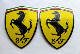 Ferrari Scuderia Fender Shield Emblem Testarossa California 488 599 F12 575 Ff - £196.53 GBP