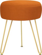 GERANT Multifunctional Vanity Stool-Velvet Footrest Stool-Upholstered Chair - £31.96 GBP