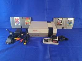 ORIGINAL Nintendo Entertainment System Video Game Bundle Set Kit NES-001 Console - £149.03 GBP