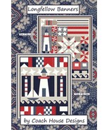 LONGFELLOW BANNERS Quilt Pattern By Coach House Designs - CHD 1803 Ports... - £7.00 GBP