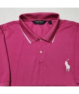 Polo Golf Ralph Lauren Performance Pro Fit Polo Shirt Mens XXL Pink Big ... - £27.24 GBP