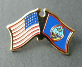 Guam International Combo Flag Lapel Pin Badge 1 Inch - £4.19 GBP