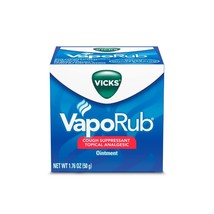 Vicks VapoRub Cough Suppressant/Topical Analgesic, Ointment 1.76 Oz / 50... - $27.99