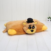 FNAF Plush GOLDEN FREDDY Stuffed Animal Pillow 43cmx30cm Plushies 2in1 Cushion - £29.88 GBP