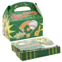 24 Pack Baseball Treat Boxes For Sports Party Decorations, 6 X 3 X 4 In - £29.89 GBP