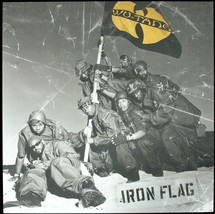WU-TANG CLAN &quot;IRON FLAG&quot; 2001 PROMO POSTER/FLAT 2-SIDED 12X12 *NEW* - £17.66 GBP