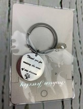 Thank You for Raising The Man of My Dreams Mothers Day Mom in Law Keychain Gift - £10.38 GBP