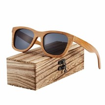 BARCUR Retro Men Sun glasses Women Polarized Sunglasses Bamboo Handmade Wood - £23.88 GBP+